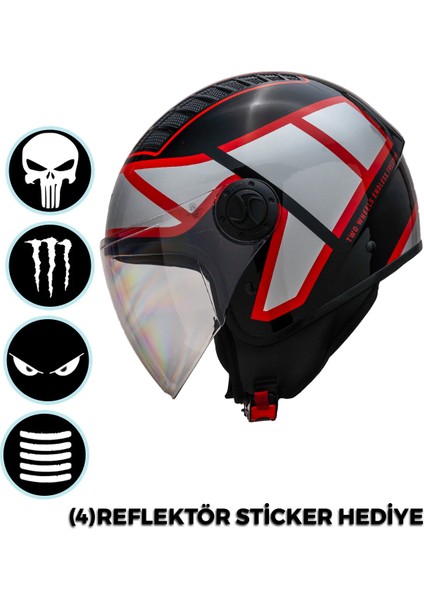 Air Çenesiz Kask (Ece Belgeli)