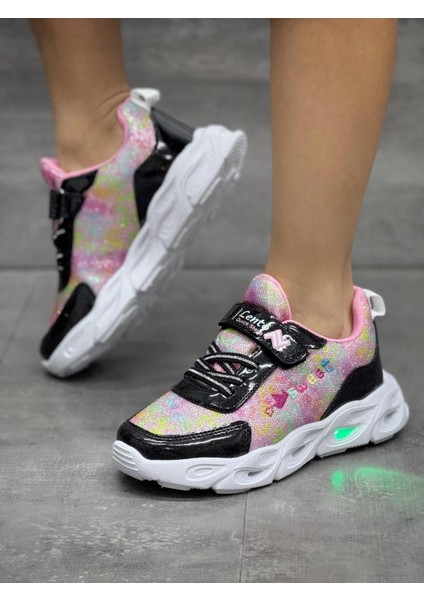 Çocuk Sporayakkabı Cırtlı Işıklıpoli Taban