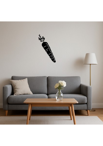 Havuç ve Kök Motifli Mdf Dekoratif Tablo - ALVN1398-6961 fırsatları