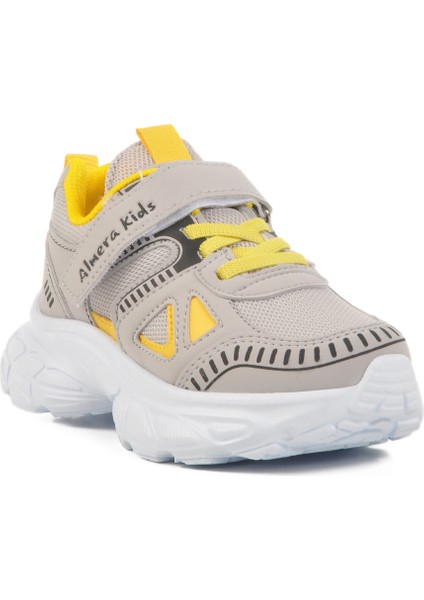 Buz-Sarı Fileli Çocuk Spor Ayakkabı 1500 P