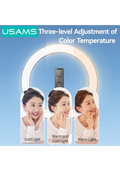 ZB323 Işıklı Tripod Seti – 10 Inç LED - Uzaktan Kumandalı