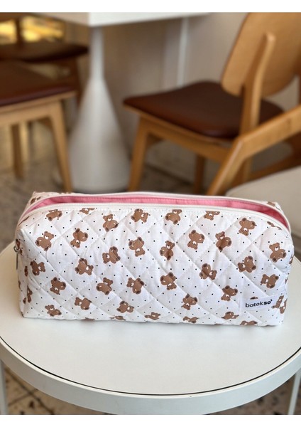 Mini Ayıcık Desenli Saç Şekillendiricileri Için Seyahat Çantası - Xl Boy modelleri