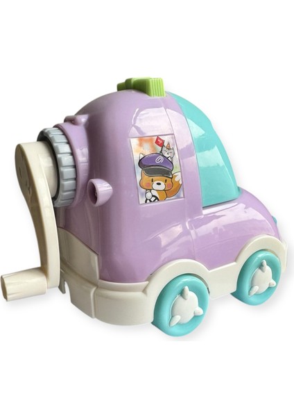 Sevimli Araba Tasarımlı Masa Üstü Mekanik Kalemtıraş, Pastel Renkli, Çocuklar Için fırsatları