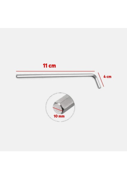 Allen Alyan Anahtar 10 mm Altıgen Vida Somun Sıkma Sökme fiyatları