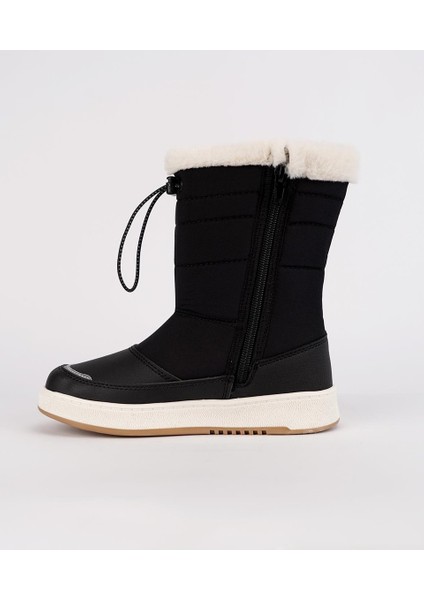 25C.HAVANA Kürklü Fermuarlı Kız Çocuk Kar Bot modelleri