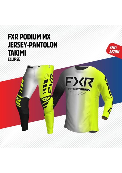 Fxr Gri Sarı Jersey Pantolon Takımı