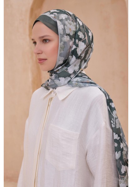 Fresh Tela Şal 4 - 06 Yeşil Karışık Desen 49711