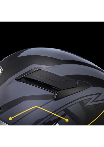 FF-871 Cyber Full Face Kask – Güneş Vizörlü, Intercom Uyumlu, Dot/ce Onaylı indirimleri