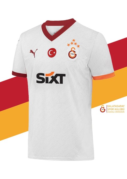 Orijinal 2024/25 5 Yıldızlı Beyaz Deplasman Taraftar Forma Aslan Baskılı Hediyelik Ahşap Kutulu modelleri