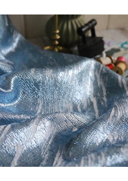 Brokar Kumaş Mavi Renkte modelleri