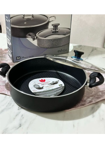 Pan-Dora 32 cm Granit Basık Tencere