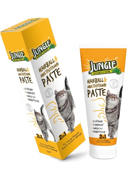 Kedi Macunu ( Tüy Yumağı Önleyici ve Multivitamin )75 ml