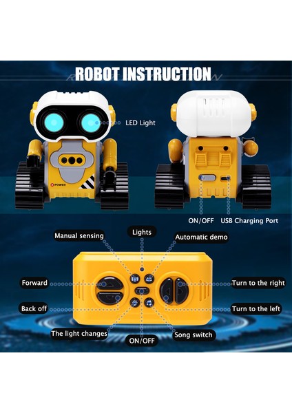 Uzaktan Kumandalı Full Fonksiyon Sesli Işıklı Şarjlı 2.4g Robot Araba fiyatları