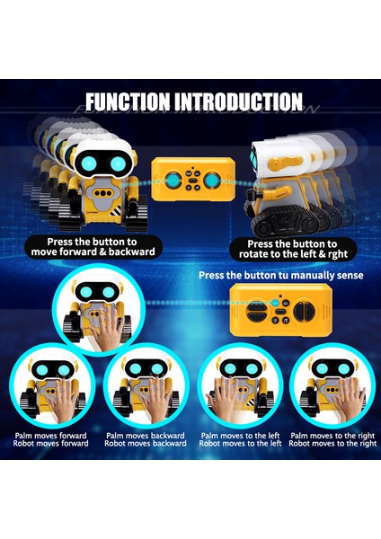 Uzaktan Kumandalı Full Fonksiyon Sesli Işıklı Şarjlı 2.4g Robot Araba modelleri