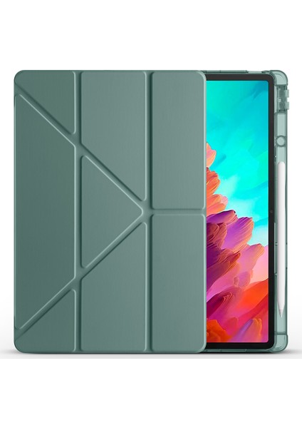 Lenovo Idea Tab Pro 12.7 TB-373FU Kılıf Tri Folding Kalem Bölmeli Standlı Kılıf Uyandırma Özellikli fiyatları