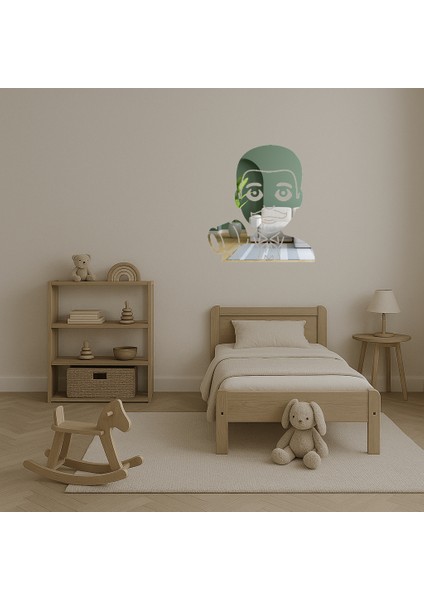 Yargıç Erkek Emoji Dekoratif Aynalı Tablo - ALVN6766-8901 fırsatları