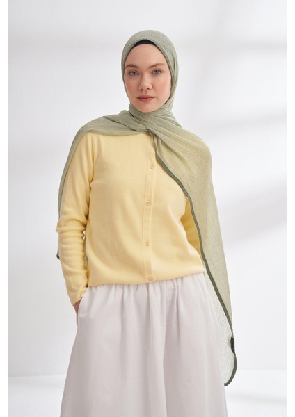 Müslin Biyeli Şal - Keten Yeşili fiyatları