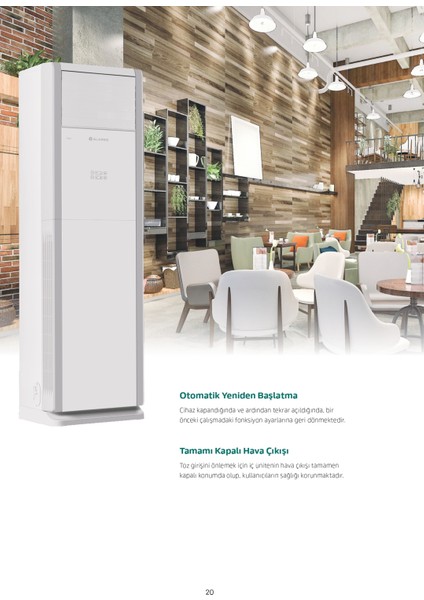 Carrier Salon Tipi 42.000 Btu Inverter Klima 48K modelleri