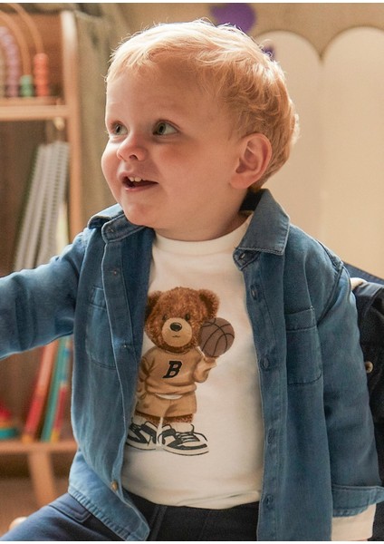 Erkek Bebek Ayıcıklı Sweatshirt fırsatları