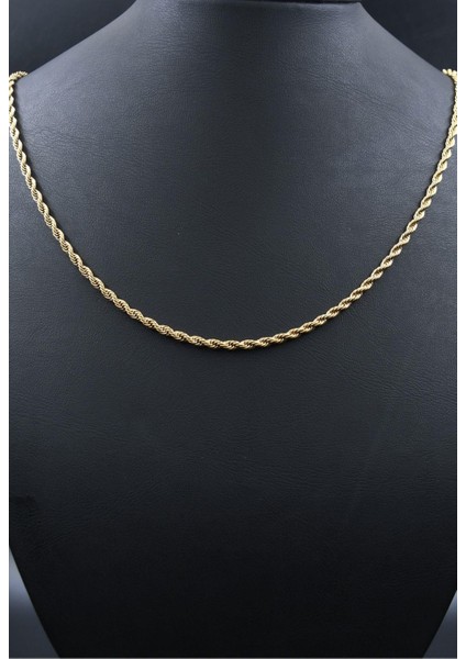 Halat Paslanmaz Çelik Zincir Altın Kaplama 3mm 902107 modelleri