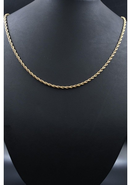 Halat Paslanmaz Çelik Zincir Altın Kaplama 3mm 902107 fırsatları