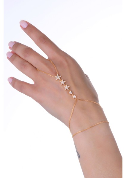 Gümüş Rose Zirkon Taşlı Kayan Yıldızlar Şahmeren SGTL13003ROSE fiyatları