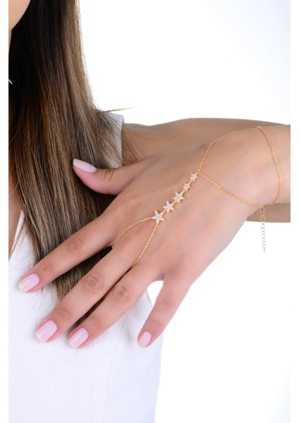 Gümüş Rose Zirkon Taşlı Kayan Yıldızlar Şahmeren SGTL13003ROSE modelleri