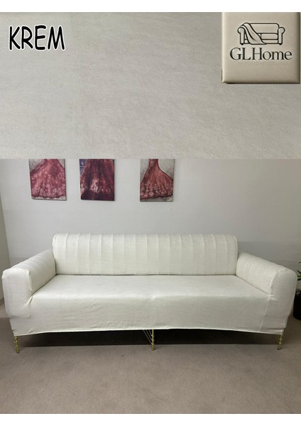 Süet Detaylı Angora Kumaş 3lü Komple Giydirme Kanepe & Çekyat, Bohem, Porto, Vb. Model Koltuk Kilifi indirimleri