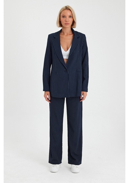 Çizgili Ceket Pantolon Takım fırsatları