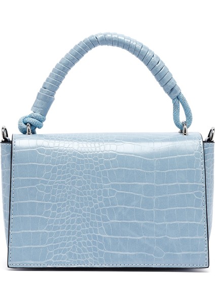 Kadın Mavi Uzun Askılı Kroko Desenli Çapraz Çanta 25ABD2706E3 fırsatları