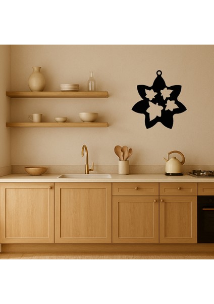 Mdf Doğal Çiçek ve Yaprak Desenli Dekoratif Tablo - ALVN1594-5809 fiyatları