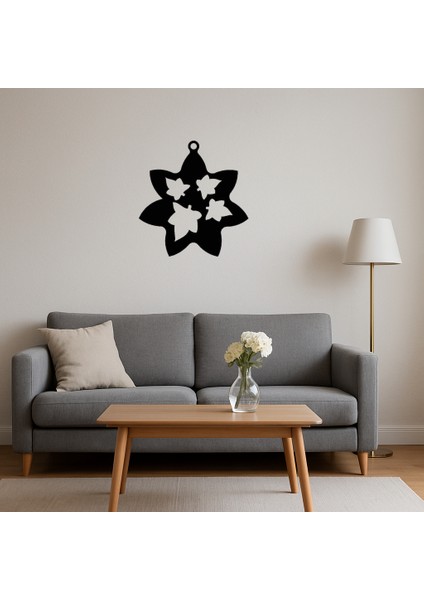 Mdf Doğal Çiçek ve Yaprak Desenli Dekoratif Tablo - ALVN1594-5809 fırsatları