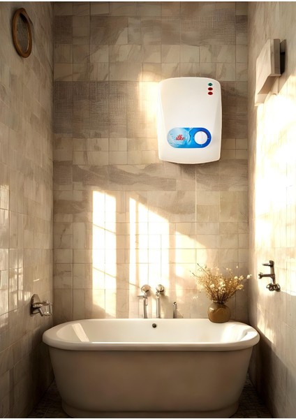 Ilke Elektrikli Şofben 7500W 3 Kademeli Isı Ayarı 7 Emniyet I Duş Başlık--Askı - Hortum, Aparat fırsatları