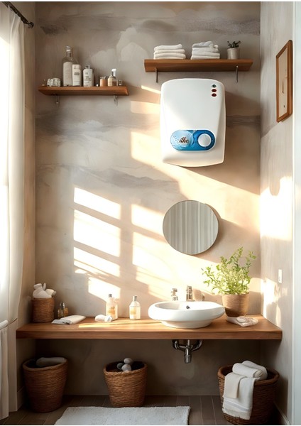 Ilke Elektrikli Şofben 7500W 3 Kademeli Isı Ayarı 7 Emniyet I Duş Başlık--Askı - Hortum, Aparat indirimleri