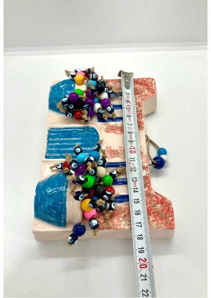 Mavi Begonvil Desenli Seramik Balkon ve Bahçe Duvar Dekoru, Şık ve Doğal Görünüm modelleri