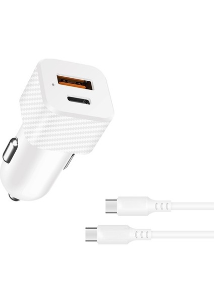 Araç Şarj Seti Araç Şarjı+Kablo 30W