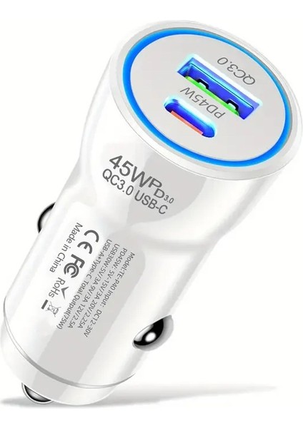 Araç Şarj Seti Araç Şarjı+Kablo 30W modelleri