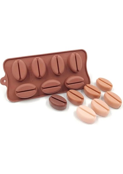 Kahve Çekirdeği Şekilli Silikon Kalıp modelleri