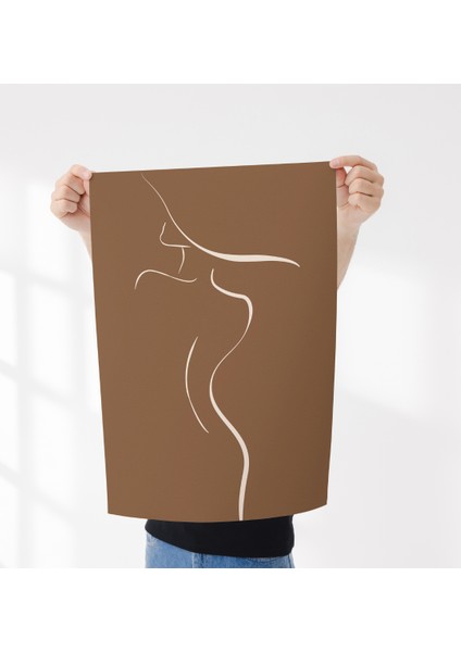 Poster , Line Art , Çerçevesiz Poster , Dijital Baskı , Soyut Kadın Figürü , Çizgi Sanatı fırsatları