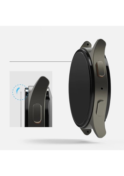 Samsung Galaxy Watch 8 44MM Uyumlu 3 Adet Şeffaf Ekran Koruyucu Nano Jelatin