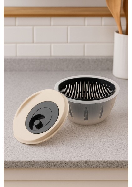 Focus 4,5 Lt Hızlı Salata Kurutucu – Geniş Hazne, Ergonomik Tasarım, Süzgeçli