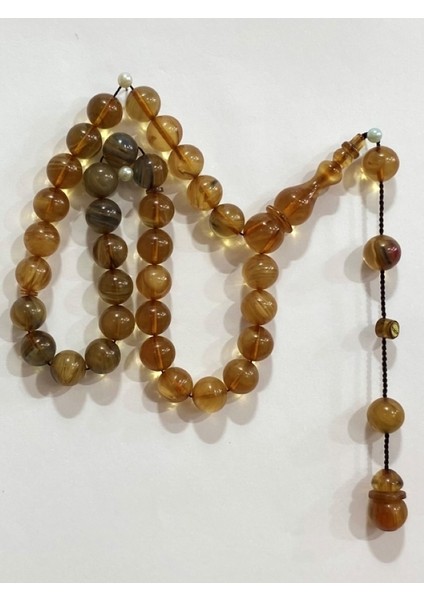 Ateş Kehriba Bal Rengi Yuvarlak Modeli Usta Işçilik Tespih fiyatları