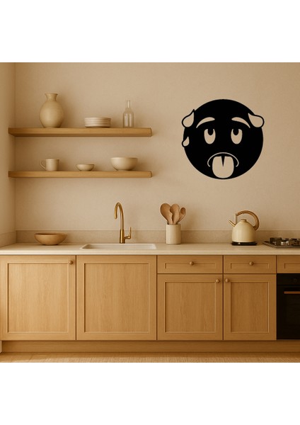 Sıcak Yüz Emoji Mdf Dekoratif Tablo - ALVN7032-3657 fiyatları