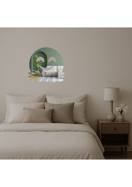 Sarılan Yüz Emoji Dekoratif Aynalı Tablo - ALVN1039-8124 fiyatları