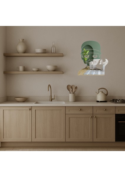 Tamirci Erkek Emoji Dekoratif Aynalı Tablo - ALVN3311-5298 modelleri