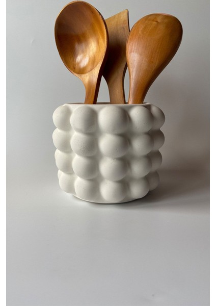 Beyaz Tezgah Üstü Dik Kaşıklık, Pratik ve Şık Mutfak Gereçleri fiyatları