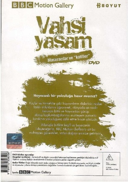 Bbc Motion Gallery - Vahşi Yaşam Maceracılar ve Katiller Gagalar ve Dişler Ender Türler - (Dvd) fiyatları