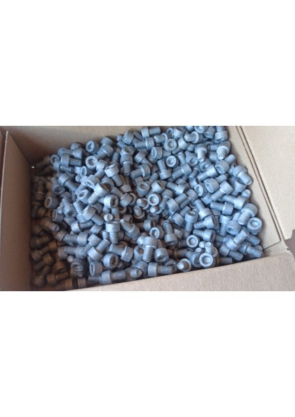 M6X10 Dın 912 Imbus Alyan Başlı 8.8 Kalite Çelik Cıvata G3A Gri 500 Adet fiyatları