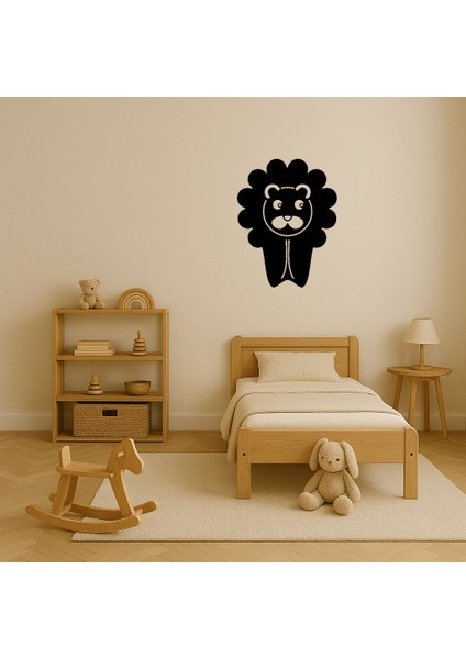 Turuncu Aslan Basit Sanat Dekoratif Mdf Tablo - ALVN8632-3914 modelleri