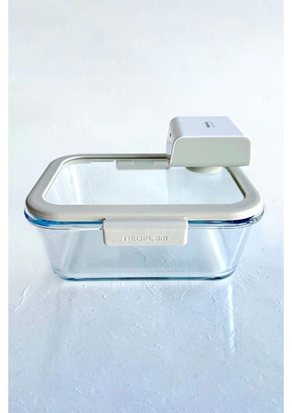 Bej 5'li Vakumlu Cam Saklama Kabı Seti, Sağlıklı ve Şık Saklama Çözümü fiyatları